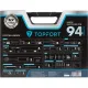 Набор инструмента Topfort 94 предметов  1/4 и 1/2