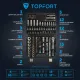 Набор инструмента Topfort 94 предметов  1/4 и 1/2