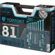 Набор инструмента Topfort 82 предметов 1/4 и  1/2