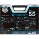 Набор инструмента TOPFORT 55 предметов 1/4 и 1/2