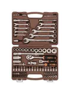 Набор инструмента 1/4, 1/2DR, 82 предмета Ombra OMT82S