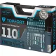 Набор инструмента Topfort 110 предметов 1/4 и 1/2