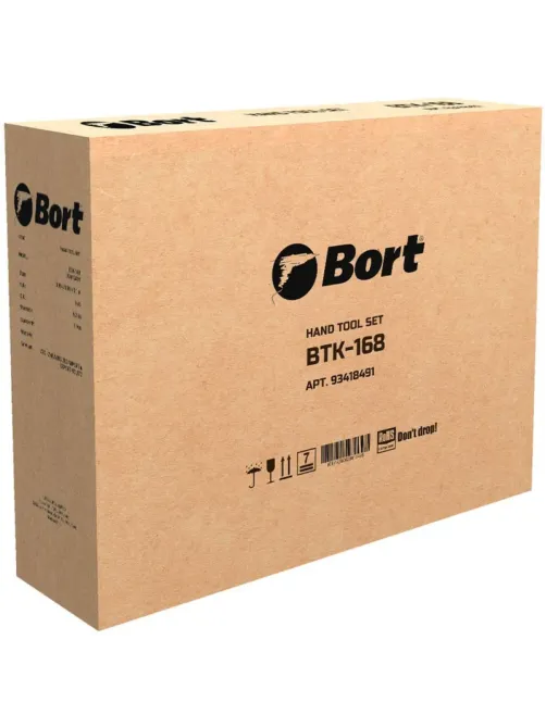 Набор инструмента ручного BORT BTK-168 (93418491)
