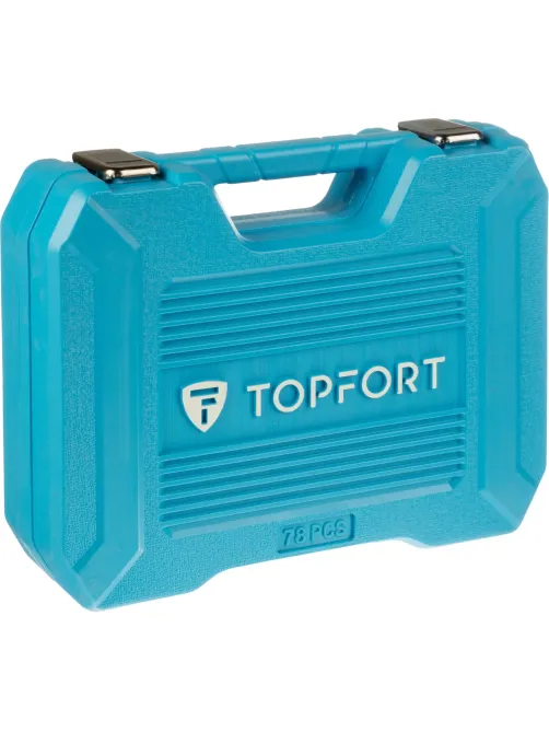 Набор инструмента Topfort 78 предмета 1/2 и 1/4