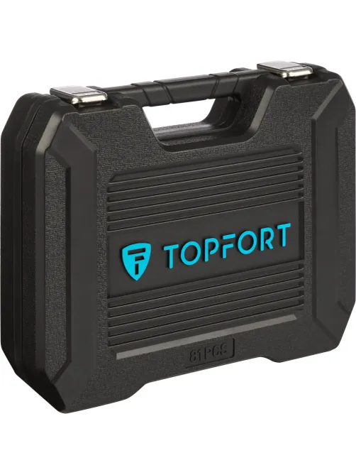 Набор инструмента Topfort 82 предметов 1/4 и  1/2