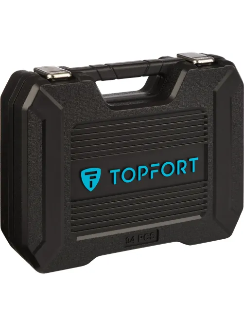 Набор инструмента Topfort 94 предметов  1/4 и 1/2