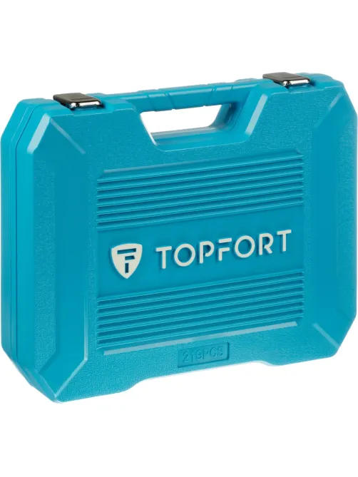 Набор инструмента Topfort 219 предмета 1/2, 3/8 и 1/4
