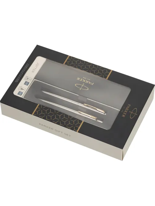 Набор пишущих принадл. PARKER Jotter Stainless Steel GT шар.руч+перо2093257