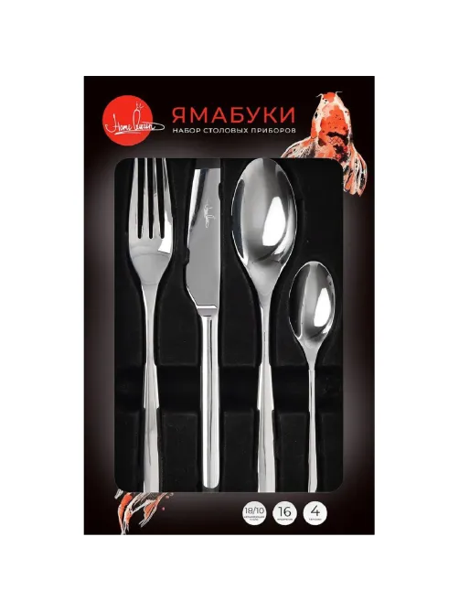 Набор столовых приборов Home Queen Ямабуки 16 шт