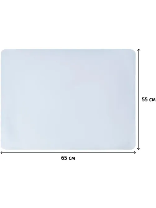 Коврик на стол Attache 55x65см ПВХ прозрачный, eco