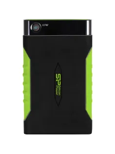 Портативный HDD Silicon Power Armor A15 2Tb/2.5/Черн/Зел(SP020TbPHDA15S3K)