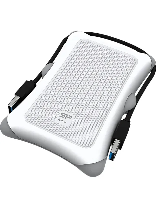 Портативный HDD Silicon Power Armor A30 2 TB USB 3.2, белый, резина