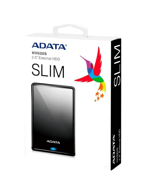 Портативный HDD ADATA HV620S, 1TB, 2,5, USB 3.1, Slim, AHV620S-1TU31-CBK