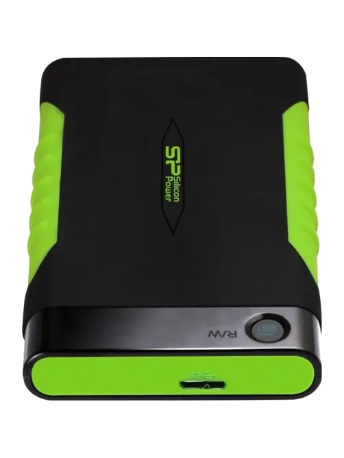 Портативный HDD Silicon Power Armor A15 1 TB USB 3.2, зеленый, резина