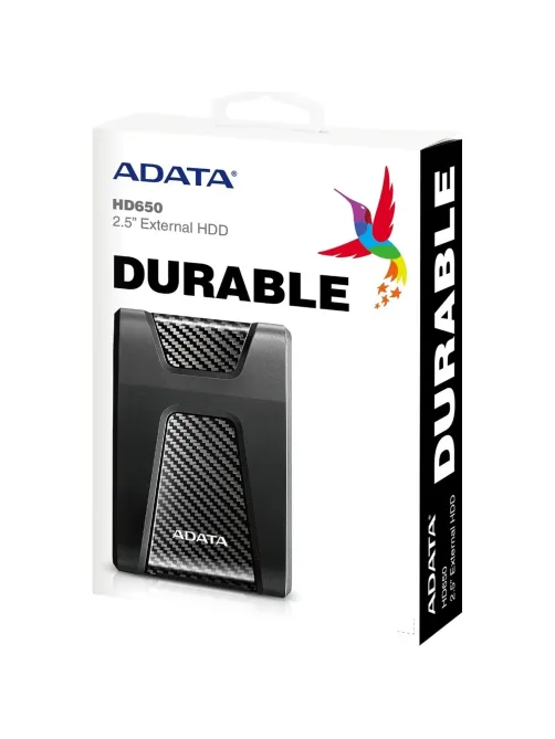 Портативный HDD ADATA HD650, 1TB 2,5, USB 3.1, AHD650-1TU31-CBK