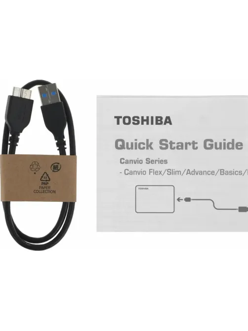 Портативный HDD Toshiba 2TB HDTCA20EW3AA Canvio Advance 2.5 USB 3.0, Белый