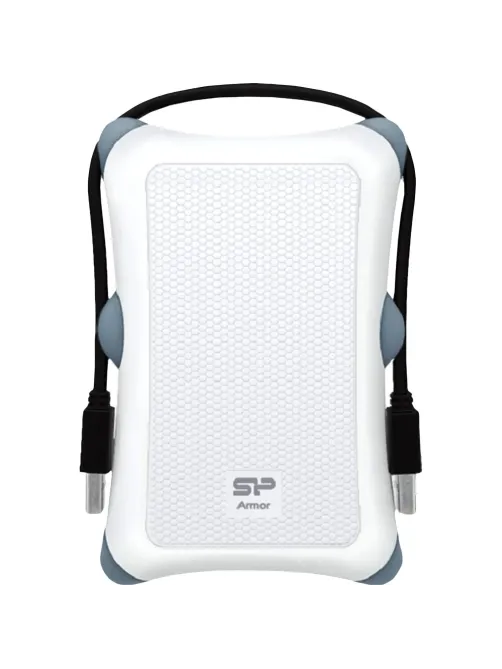 Портативный HDD Silicon Power Armor A30 2 TB USB 3.2, белый, резина