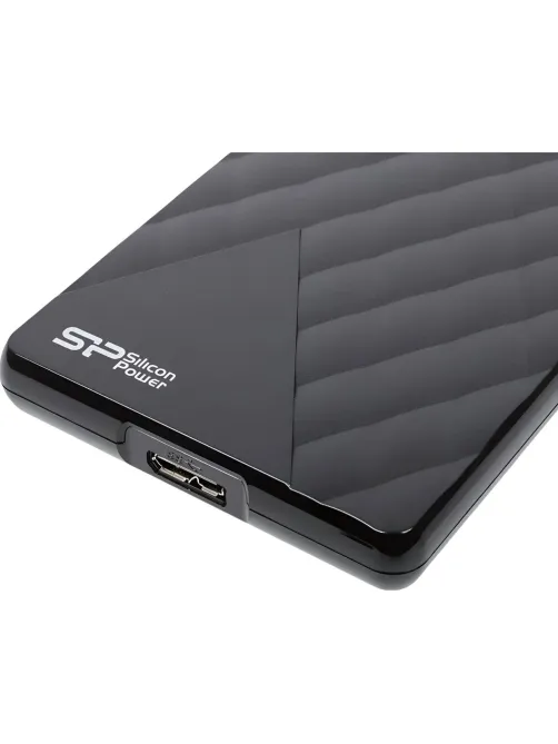 Портативный HDD Silicon Power Diamond D06 2Tb/2.5/Черный(SP020TbPHDD06S3K)