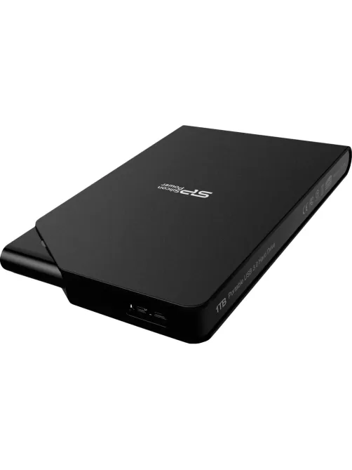Портативный HDD Silicon Power Stream S03 1 TB USB 3.2, черный, пластик