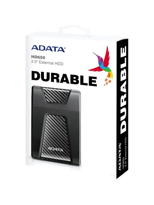 Портативный HDD ADATA HD650, 2TB, 2,5, USB 3.1, AHD650-2TU31-CBK