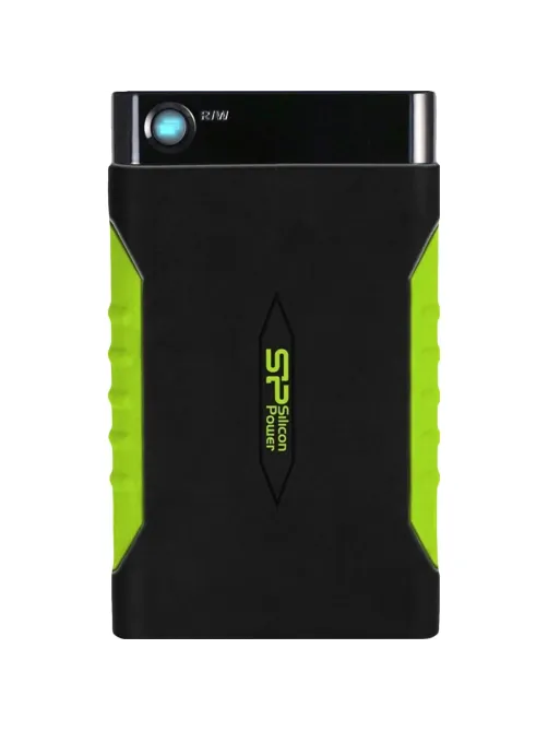Портативный HDD Silicon Power Armor A15 1 TB USB 3.2, зеленый, резина