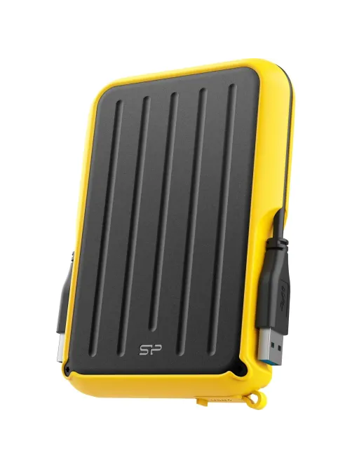 Портативный HDD Silicon Power Armor A66 2 TB USB 3.2, желтый, черный