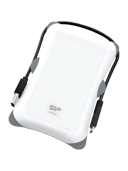 Портативный HDD Silicon Power Armor A30 1 TB USB 3.2, белый, резина