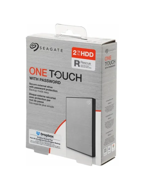 Портативный HDD Seagate 2TB STKY2000401 OneTouch2.5 USB3.0 G1 TypeA Silver