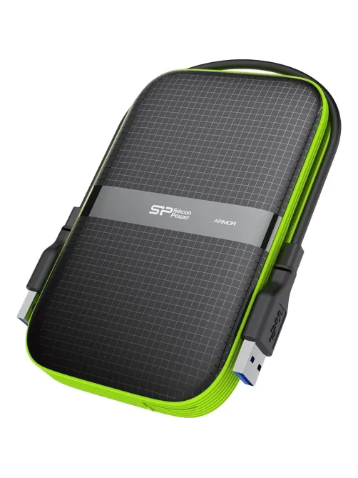 Портативный HDD Silicon Power Armor A60 1 TB USB 3.2, черный, пластик