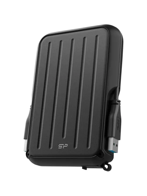 Портативный HDD Silicon Power Armor A66 1 TB USB 3.2, черный, резина