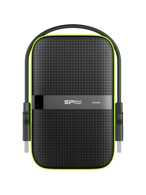 Портативный HDD Silicon Power Armor A60 2 TB USB 3.2, черный, пластик