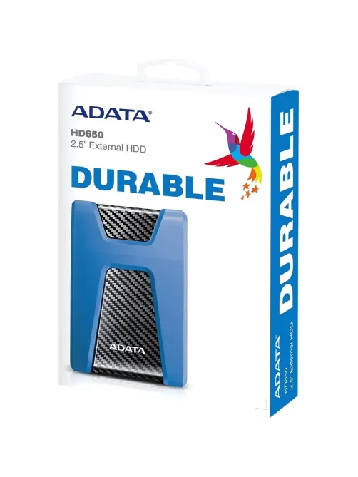 Портативный HDD ADATA HD650, 2TB 2,5, USB 3.1, AHD650-2TU31-CBL