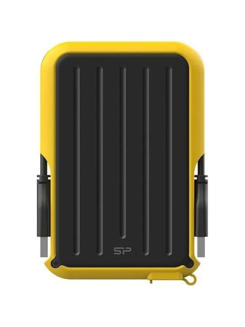 Портативный HDD Silicon Power Armor A66 2 TB USB 3.2, желтый, черный