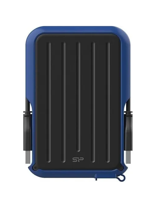 Портативный HDD Silicon Power Armor A66 2 TB USB 3.2, синий, черный