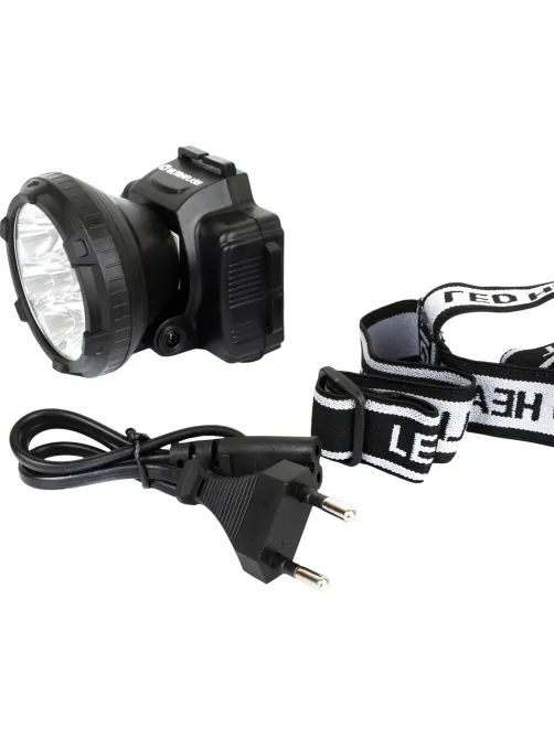 Фонарь налобный Ultraflash 9LED,акк220,0,5Ач