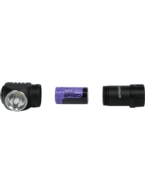 Фонарь EPILSO EPF-200 (карманный, налобный, Luminus SST20 10W, аккум 16340)