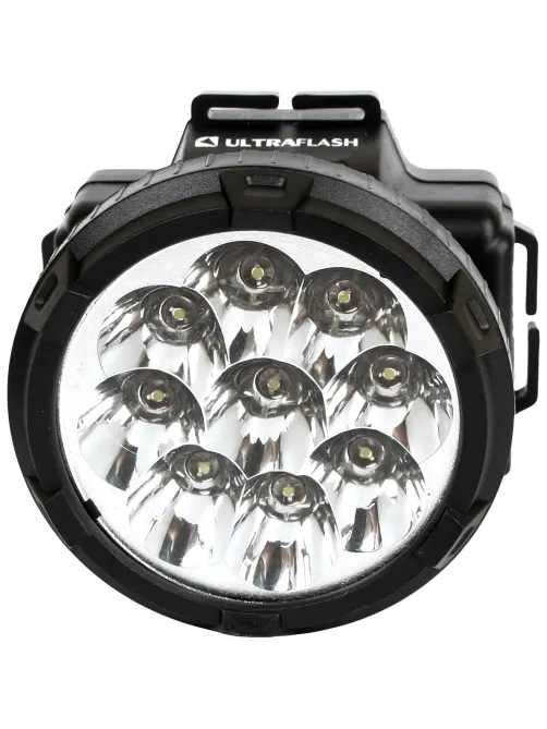 Фонарь налобный Ultraflash 9LED,акк220,0,5Ач