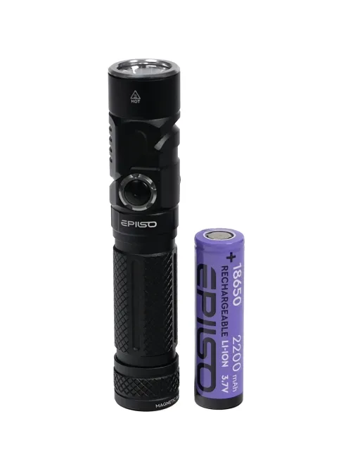 Фонарь EPILSO EPF-220 (карманный, налобный, Luminus SST40, 10W, аккум18650)