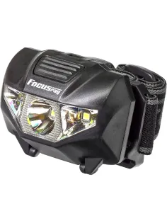 Фонарь налобный FOCUSray1053 1W+2 белых светодиода 1/60/240