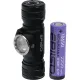 Фонарь EPILSO EPF-205 (карманный, налобный, Luminus SST40 10W, аккум18650)