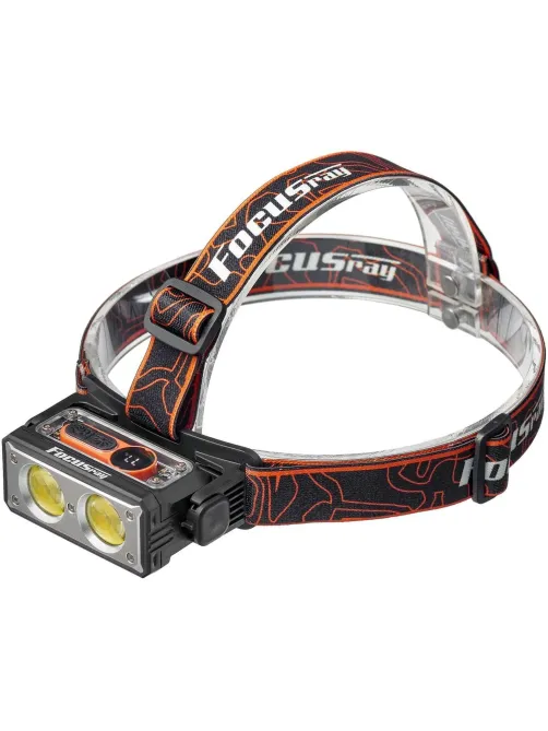 Фонарь налобный FOCUSray 1323 акк 18650 1200мАН,200 люмен,циф.дисп. 890422
