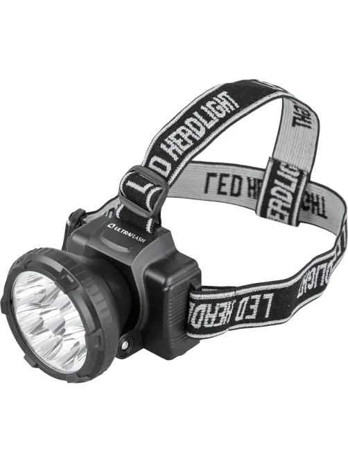 Фонарь налобный Ultraflash 9LED,акк220,0,5Ач