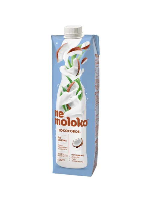 Напиток растительный Nemoloko напиток на рисовой основе Кокосовый 1л