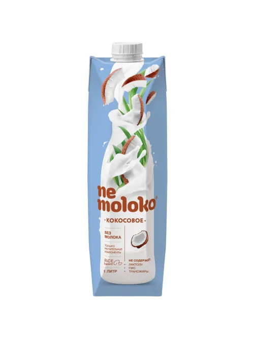 Напиток растительный Nemoloko напиток на рисовой основе Кокосовый 1л