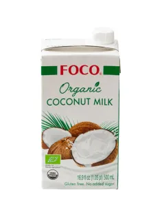 Напиток растительный FOCO Organic молоко кокосовое Tetra Pak 0,5л