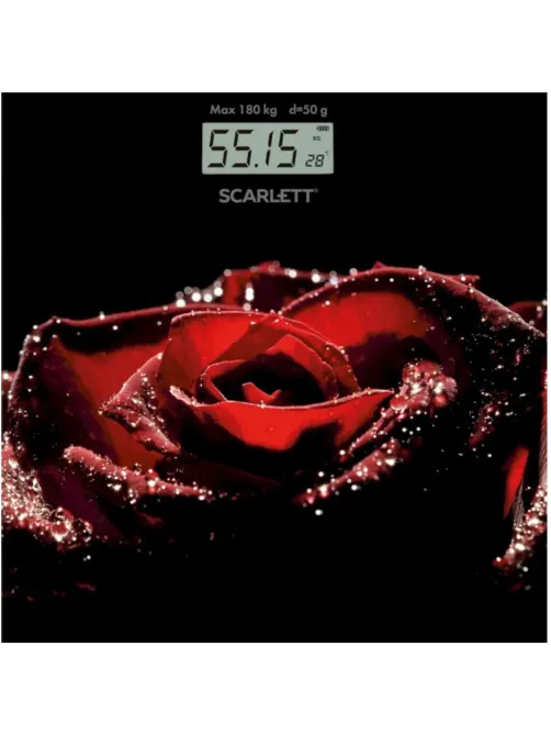 Весы Scarlett SC-BS33E028,напольные электронные,max. 180 кг, черный