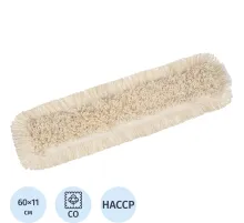 Насадка МОП плоский, 60х11 см, хлопок, рамочный CN3030