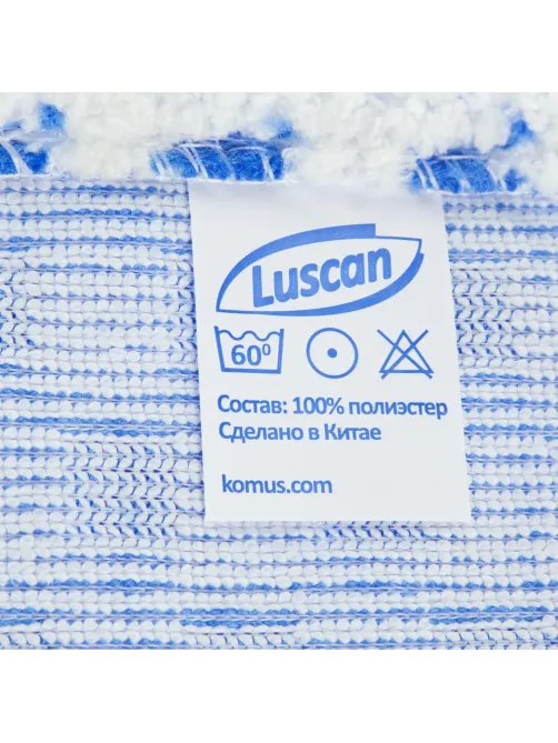 Насадка МОП Luscan 34х10см, микрофибра, кнопки