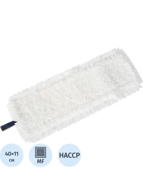 Насадка МОП Luscan 40x11см микрофибра пробивная карман/ухо