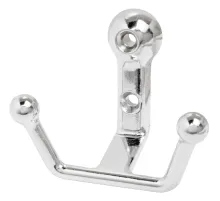 Вешалка настенная УЗК_Крючок двухрожковый StahlBuro 308 CP (16130) хром